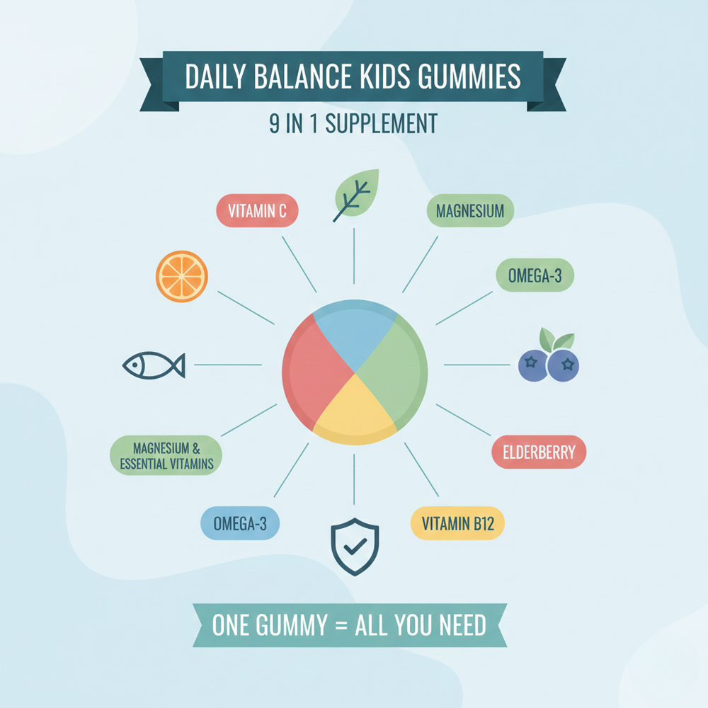 One Daily Gummy. Complete Daily Balance.